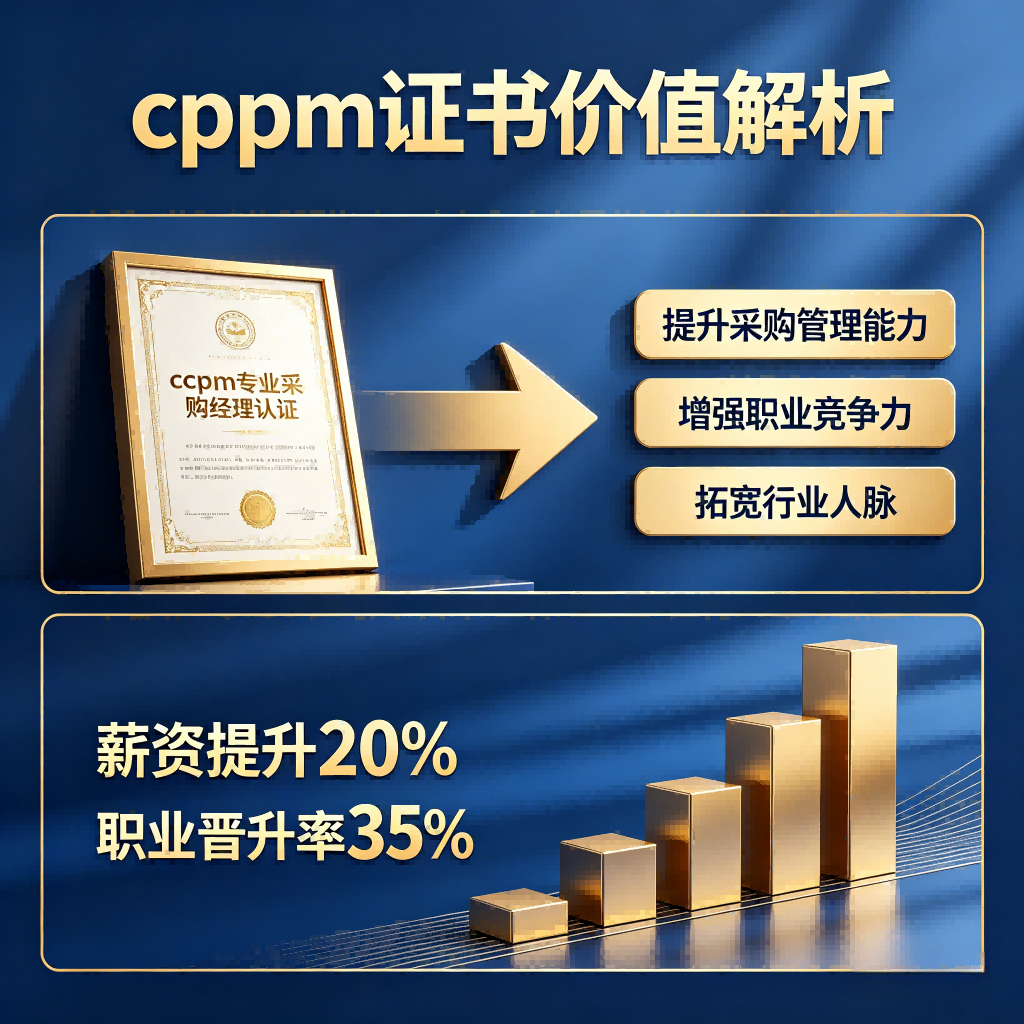重庆CPPM一站式培训取证机构如何选?中供国培助力采购人高效拿证