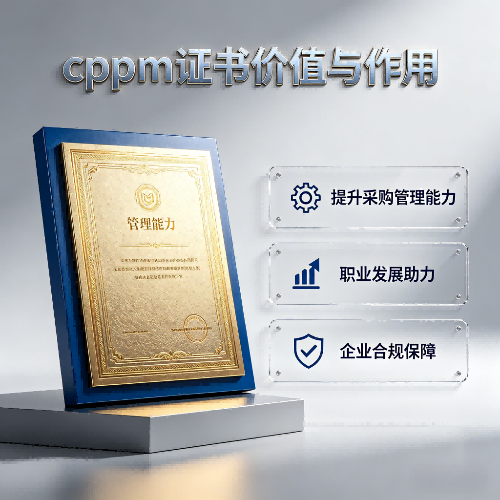 cppm证书在美国的认可度解析,中供国培助您专业提升
