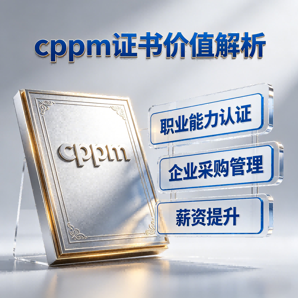 山西CPPM证书类问题报考答疑(中供国培整理)