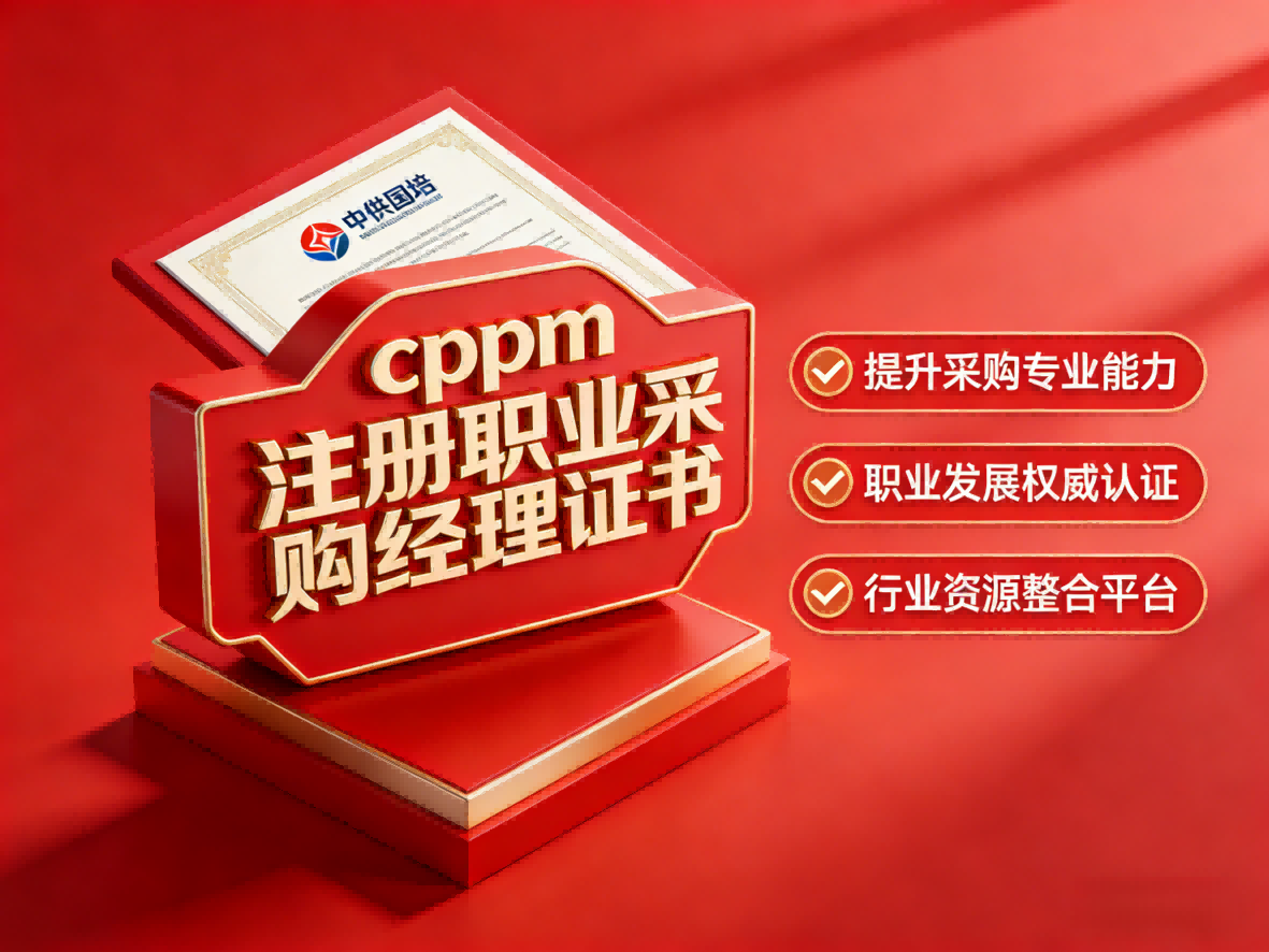 山西CPPM证书类问题答疑:中供国培一站式报考指南