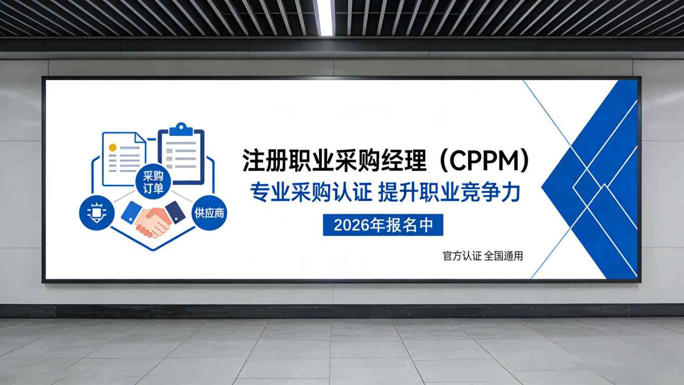 四川CPPM考证培训机构如何甄选？中供国培提供专业备考方案