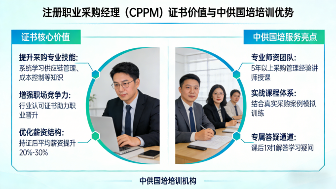CPPM培训机构如何选择?中供国培专业采购认证值得信赖